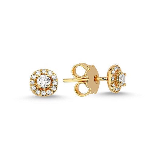 Sofia diamantøreringe i 14 kt guld fra Nuran med 0,28 ct diamanter
